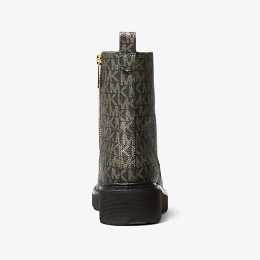 MICHAEL KORS
Haskell Metallic Logo Combat Boot✨brand new - Picture 7 of 9